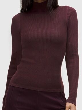 Lululemon Ribbed Merino-Blend Turtleneck Sweater
